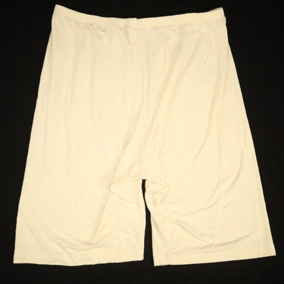 Shorts/Leggings Size 2XL Cream Color Rayon 10.5" inseam - Picture 5 of 7